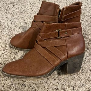 Brown booties